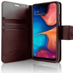 Brown Galaxy A50 Genuine Mercury Sonata Diary Wallet Card Case