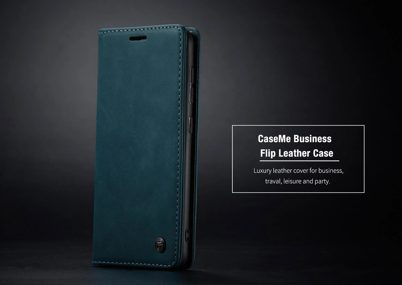 Blue Galaxy A71 CaseMe Compact Flip Soft Feel Wallet Case Cover 3 Blue Galaxy A71 CaseMe Compact Flip Soft Feel Wallet Case Cover - Image 3