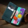 Blue Galaxy A51 CaseMe Compact Flip Soft Feel Wallet Case Cover