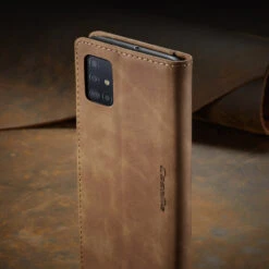 Brown Galaxy A31 CaseMe Compact Flip Classy Wallet Case -Cheap NewCase Store galaxy a51 caseme wallet brown 6 25873.1594683351
