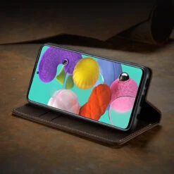 Coffee CaseMe Classy Compact Flip Wallet Card Case For Galaxy A31 -Cheap NewCase Store galaxy a51 caseme wallet coffee 7 85702.1594682979