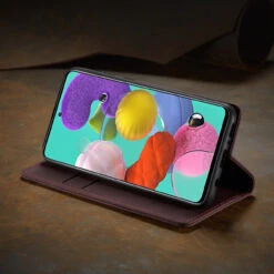 Classy Wine CaseMe Compact Flip Wallet Card Case For Galaxy A11 -Cheap NewCase Store galaxy a51 caseme wallet wine 7 67595.1636800498