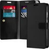 Black Samsung Galaxy A52 / A52 5G Genuine Mercury Mansoor Wallet Case