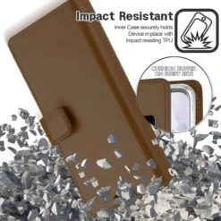 Vintage Brown Samsung Galaxy A52 Mercury Mansoor Wallet Case -Cheap NewCase Store galaxy a52 72 mansoor brown 4 77173.1636969715