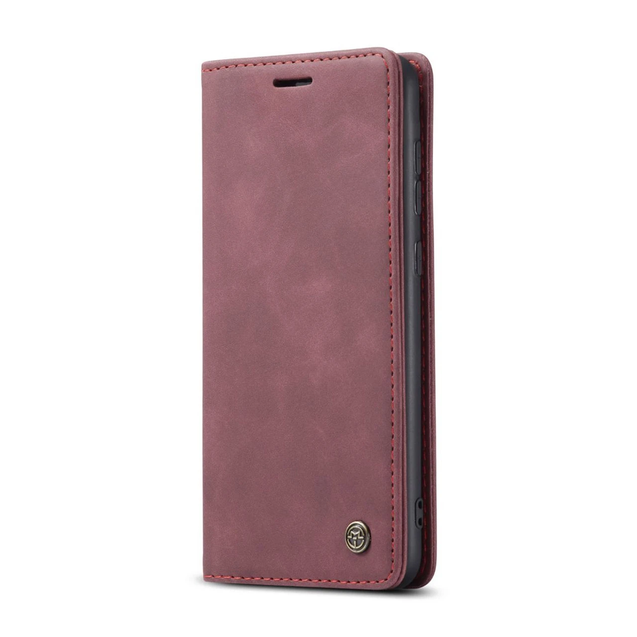 Wine Compact Flip Quality Wallet Case Cover For Galaxy A52 5G 2 Wine Compact Flip Quality Wallet Case Cover For Galaxy A52 5G - Image 2