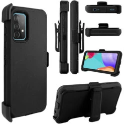 Military Shock Proof Defender Holster Case For Galaxy A52 (4G/ 5G)