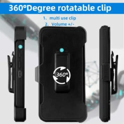 Military Shock Proof Defender Holster Case For Galaxy A52 (4G/ 5G) -Cheap NewCase Store galaxy a52 military holster case 4 41083.1676352437