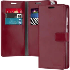 Wine Galaxy A53 5G Mercury Mansoor Diary Card Holder Wallet