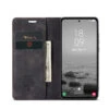 Black Galaxy A54 5G CaseMe Compact Flip Magnetic Wallet Case