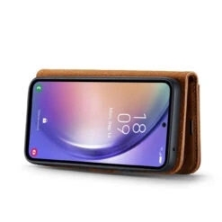 Brown Galaxy A54 5G DG.Ming 2 In 1 Leather Wallet Removable Magnetic Case -Cheap NewCase Store galaxy a54 5g dg ming wallet magnetic case brown 5 46225.1701321206