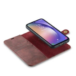 Red DG.Ming Multi Card Wallet Detachable Magnetic Case For Galaxy A54 5G -Cheap NewCase Store galaxy a54 5g dg ming wallet magnetic case red 6 43301.1701321208