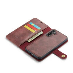 Red DG.Ming Multi Card Wallet Detachable Magnetic Case For Galaxy A54 5G -Cheap NewCase Store galaxy a54 5g dg ming wallet magnetic case red 7 95810.1701321208