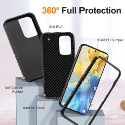 Black Tradies Heavy Duty Military Defender Case For Samsung Galaxy A54 5G 8 Black Tradies Heavy Duty Military Defender Case For Samsung Galaxy A54 5G -Cheap NewCase Store galaxy a54 5g military grade defender case black 4 92753.1702372630