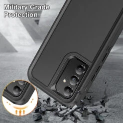 Black Tradies Heavy Duty Military Defender Case For Samsung Galaxy A54 5G 11 Black Tradies Heavy Duty Military Defender Case For Samsung Galaxy A54 5G -Cheap NewCase Store galaxy a54 5g military grade defender case black 6 21049.1702372642