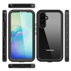 Black Galaxy A54 5G Waterproof Dirtproof Shockproof Defender Case -Cheap NewCase Store galaxy a54 5g waterproof case black 14 44386.1691406966