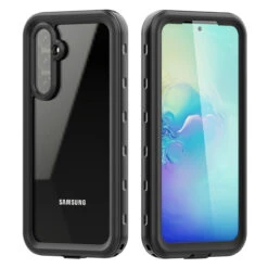 Black Galaxy A54 5G Waterproof Dirtproof Shockproof Defender Case -Cheap NewCase Store galaxy a54 5g waterproof case black 15 96517.1691406966