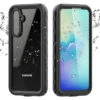 Black Galaxy A54 5G Waterproof Dirtproof Shockproof Defender Case