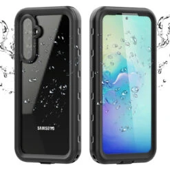 Black Galaxy A54 5G Waterproof Dirtproof Shockproof Defender Case