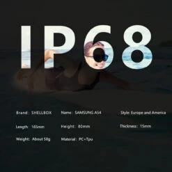 Black Galaxy A54 5G Waterproof Dirtproof Shockproof Defender Case -Cheap NewCase Store galaxy a54 5g waterproof case black 9 65831.1691406965