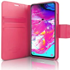 Hot Pink Galaxy A70 Genuine Mercury Sonata Diary Wallet Card Case