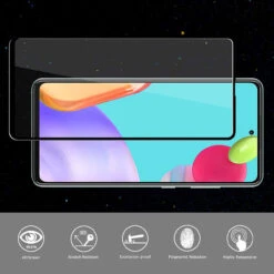 Black Galaxy A71 9D Full Cover Tempered Glass Screen Protector -Cheap NewCase Store galaxy a71 9d tempered glass black 6 43486.1648987895