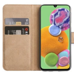 Black Genuine Leather Smart Wallet Case For Samsung Galaxy A71 -Cheap NewCase Store galaxy a71 genuine leather wallet black 5 15677.1593648155