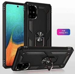 Black Galaxy A71 Slim Shock Proof 360 Rotating Metal Ring Stand Case 9 Black Galaxy A71 Slim Shock Proof 360 Rotating Metal Ring Stand Case -Cheap NewCase Store galaxy a71 metal ring kickstand case black 2 19322.1678324378