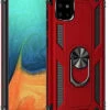 Red Galaxy A71 Slim Armor 360 Rotating Metal Ring Stand Case Cover