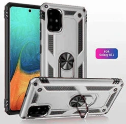 Silver Shock Proof 360 Rotating Metal Ring Stand Case For Galaxy A71 9 Silver Shock Proof 360 Rotating Metal Ring Stand Case For Galaxy A71 -Cheap NewCase Store galaxy a71 metal ring kickstand case silver 2 07936.1591344422