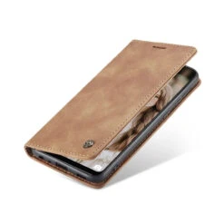 Brown Galaxy A72 CaseMe Slim Quality 2 Card Slot Wallet Case -Cheap NewCase Store galaxy a72 caseme slim wallet brown 3 70626.1648637632