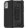 Black Full Body Heavy Duty Holster Case For Galaxy A73 5G