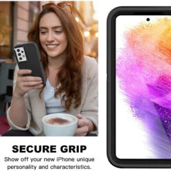 Black Full Body Heavy Duty Holster Case For Galaxy A73 5G 10 Black Full Body Heavy Duty Holster Case For Galaxy A73 5G -Cheap NewCase Store galaxy a73 5g military grade defender holster case black 5 72822.1687410115