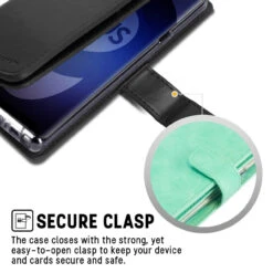 Black Galaxy A5 (2017) Genuine Mercury Mansoor Diary Wallet Case -Cheap NewCase Store galaxy a8 2018 mansoor diary black 5 60602.1609993756