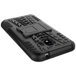 Black Galaxy J2 Pro (2018) Heavy Duty Hybrid Kickstand Case -Cheap NewCase Store galaxy j2 pro heavy duty case black 3 59380.1529572373