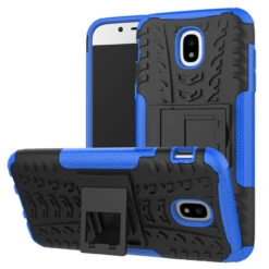 Blue Heavy Duty Kickstand Case For Samsung Galaxy J5 Pro (2017)