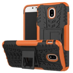 Orange Samsung Galaxy J5 Pro (2017) Builders / Tradies Kickstand Case