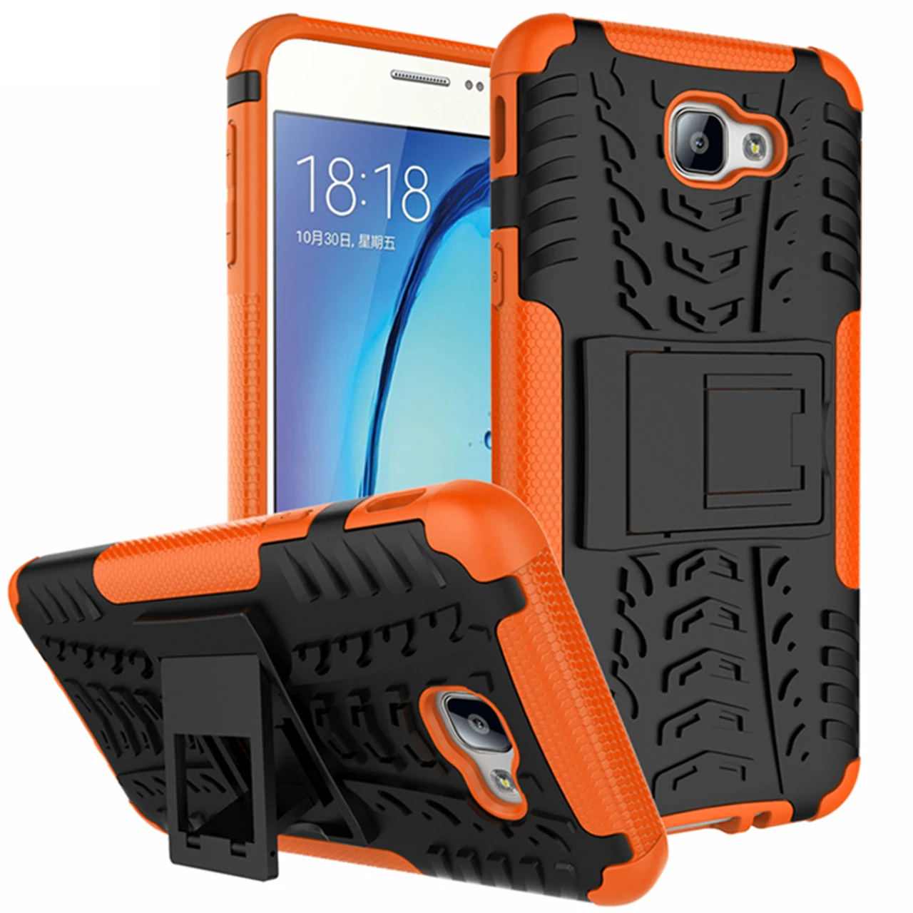 Orange Tough Tradies Protective Stand Case For Samsung Galaxy J5 Prime 1 Orange Tough Tradies Protective Stand Case For Samsung Galaxy J5 Prime