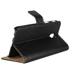 Black Genuine Leather Wallet Case For Samsung Galaxy J5 Pro (2017) -Cheap NewCase Store galaxy j5 pro genuine wallet black 4 02560.1522312014