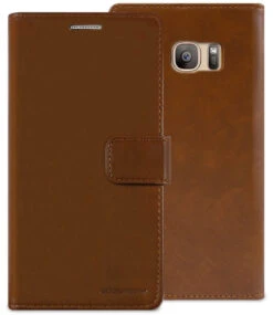 Brown Galaxy J5 Pro Genuine Mercury Mansoor Diary Wallet Case -Cheap NewCase Store galaxy j5 pro mercury mansoor wallet brown 2 46244.1566099484