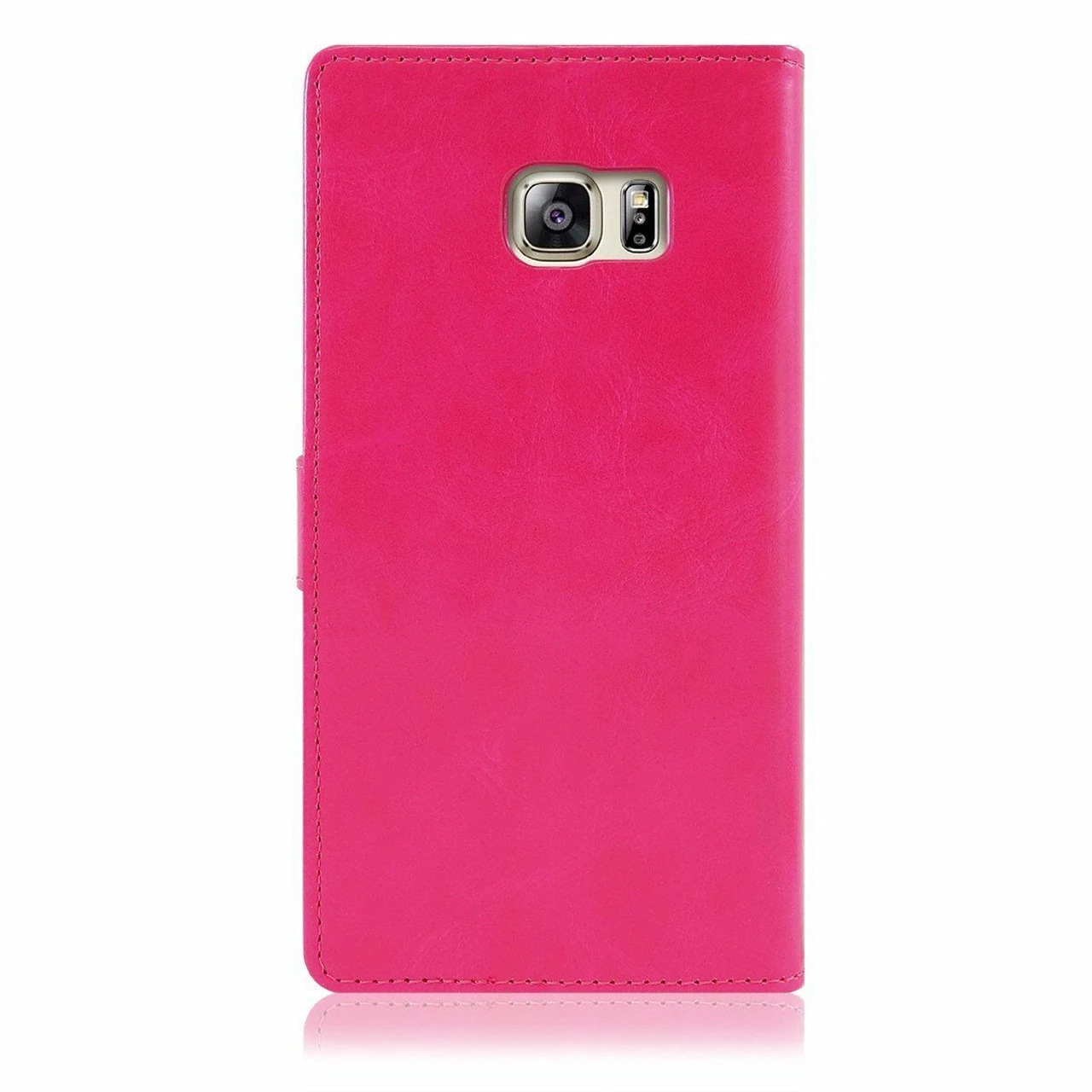Hot Pink Galaxy J5 Pro Genuine Mercury Mansoor Diary Wallet Case 4 Hot Pink Galaxy J5 Pro Genuine Mercury Mansoor Diary Wallet Case - Image 4
