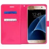 Hot Pink Galaxy J5 Pro Genuine Mercury Mansoor Diary Wallet Case