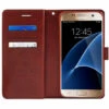 Wine Galaxy J5 Pro Genuine Mercury Mansoor Diary Wallet Case