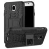 Black Samsung Galaxy J7 Pro (2017) Shock Proof Kickstand Case