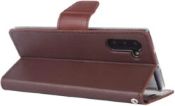 Mercury Sonata Diary Card Slots Wallet Case For Galaxy Note 10 - Brown -Cheap NewCase Store galaxy note 10 sonata diary brown 3 76697.1574470288
