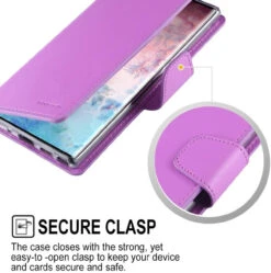 Purple Mercury Sonata Diary Card Slots Wallet Case For Galaxy Note 10 -Cheap NewCase Store galaxy note 10 sonata diary purple 4 99437.1574470447