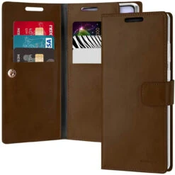 Vintage Brown Galaxy Note 20 Genuine Mercury Mansoor Wallet Case