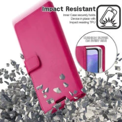 Stylish Hot Pink Galaxy Note 20 Genuine Mercury Mansoor Wallet Case -Cheap NewCase Store galaxy note 20 mercury mansoor wallet hot pink 5 21164.1636969756