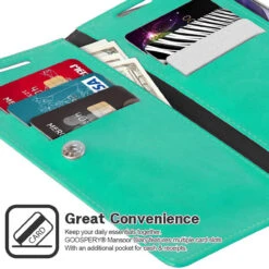 Mint Green Galaxy Note 20 Genuine Mercury Mansoor Wallet Case -Cheap NewCase Store galaxy note 20 mercury mansoor wallet mint green 3 51582.1611200209
