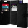 Black Genuine Mercury Mansoor Wallet Case For Galaxy Note 20 Ultra