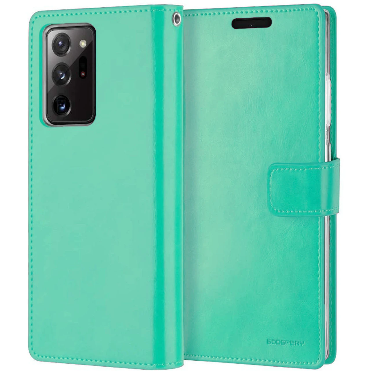 Mint Green Galaxy Note 20 Ultra Mercury Mansoor Wallet Case Cover 2 Mint Green Galaxy Note 20 Ultra Mercury Mansoor Wallet Case Cover - Image 2